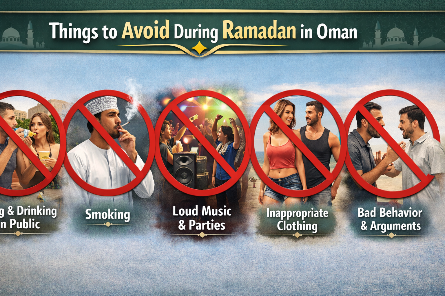Things to Avoid Ramadan Oman 4